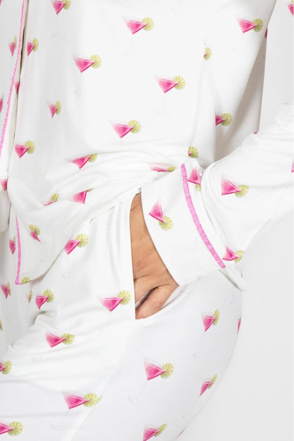 Aspen Dream Cosmo Printed Long PJ Set