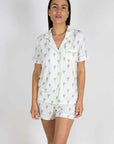 Aspen Dream Jolene Artichoke Print Short PJ Set