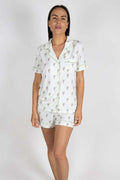 Aspen Dream Jolene Pineapple Print Short PJ Set