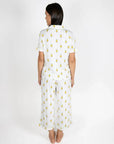Aspen Dream Pineapple Print Cropped Pajama Set