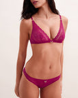 Ivresse Baroque Italian Brief in Pink Muse