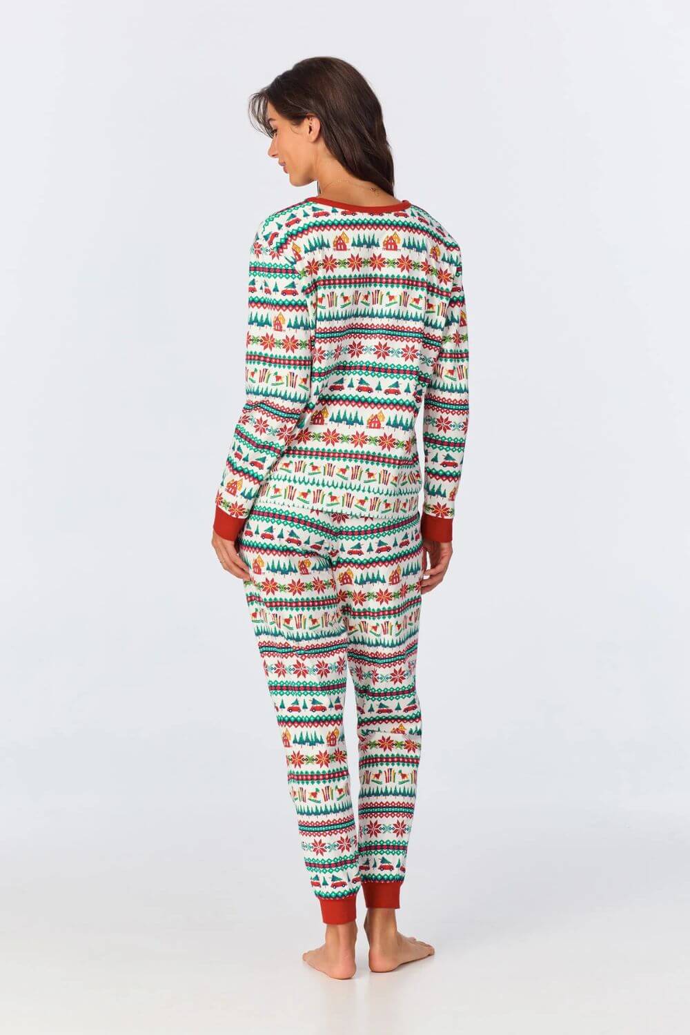 Bedhead Festive Fairisle Long Sleeve Jogger Set