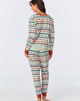 Bedhead Festive Fairisle Long Sleeve Jogger Set