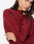 Cami NYC Niall Cashmere Sweater in Syrah