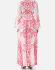 Camilla Kimono Sleeve Dress in Livin La Vida Rosa
