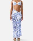 Camilla Multi Wear Long Sarong in Ceramic Panoramic