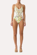 Camilla Scoop Neck One-Piece in The Call of Catalonia