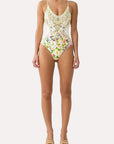 Camilla Scoop Neck One-Piece in The Call of Catalonia
