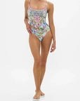 Camilla Scoop Neck One-Piece in Spirit of Santa Maria
