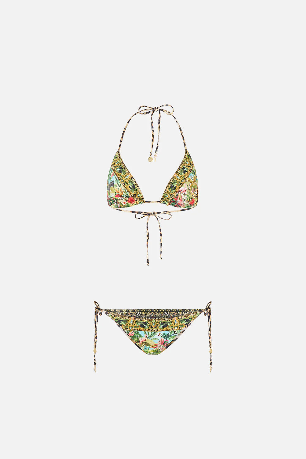 Camilla Soft Reversible Tri Tie Bikini in Wanderlust Empire product view