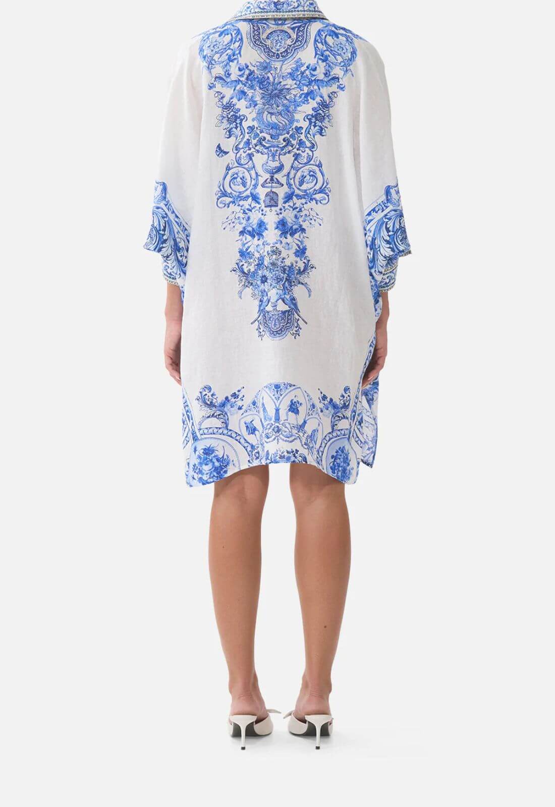 Camilla Wide Body Kaftan in Ceramic Panoramic