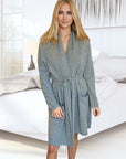 Cashmere Short Wrap Robe