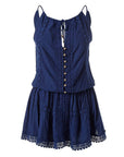 Melissa Odabash Chelsea Cover Up in Navy Color: Navy Size: XS, S, M, L at Petticoat Lane  Greenwich, CT