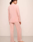 Frida Long PJ Set in Silver/Pink