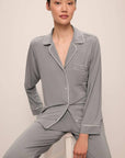 Gisele Long PJ Set in Moonlight/Ivory