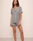 Gisele Relaxed Short PJ Set in Moonlight Ivory