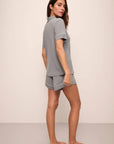 Gisele Relaxed Short PJ Set in Moonlight Ivory