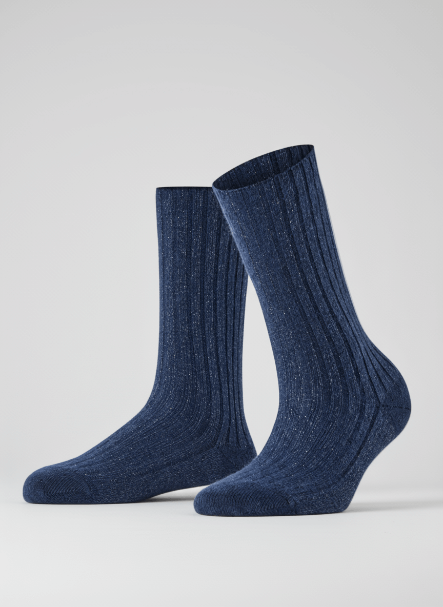 Falke Cosy Wool Ribbed Glitter Boot Socks