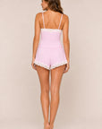 Butter Rib Cami and Shorts Set in Bubblegum