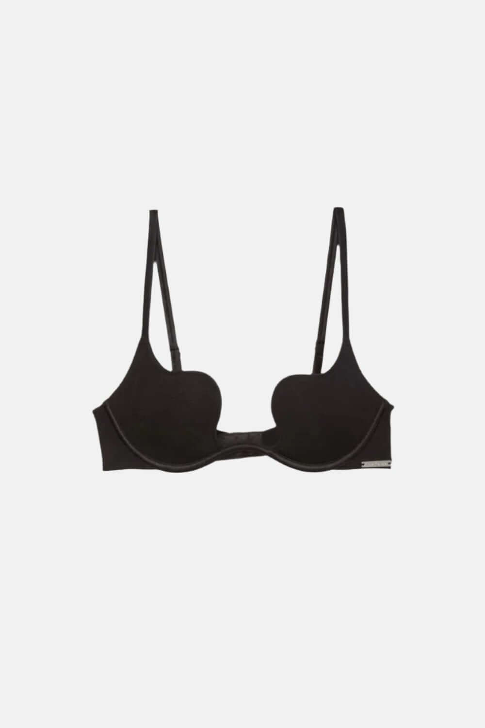 Fleur du Mal Le Stretch Micro U-Plunge Bra in Black