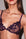 Fleur du Mal Lily Embroidery Demi Bra in Aubergine