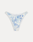 Frankies Bikinis Kealy Satin Top and Dove Bottom Bikini Set