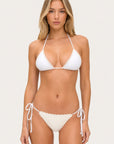Frankies Bikinis Nick Crochet Top and Mackenzie Bottom Bikini Set