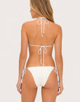 Frankies Bikinis Nick Crochet Top and Mackenzie Bottom Bikini Set back view