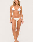 Frankies Bikinis Nick Crochet Top and Mackenzie Bottom Bikini Set front view