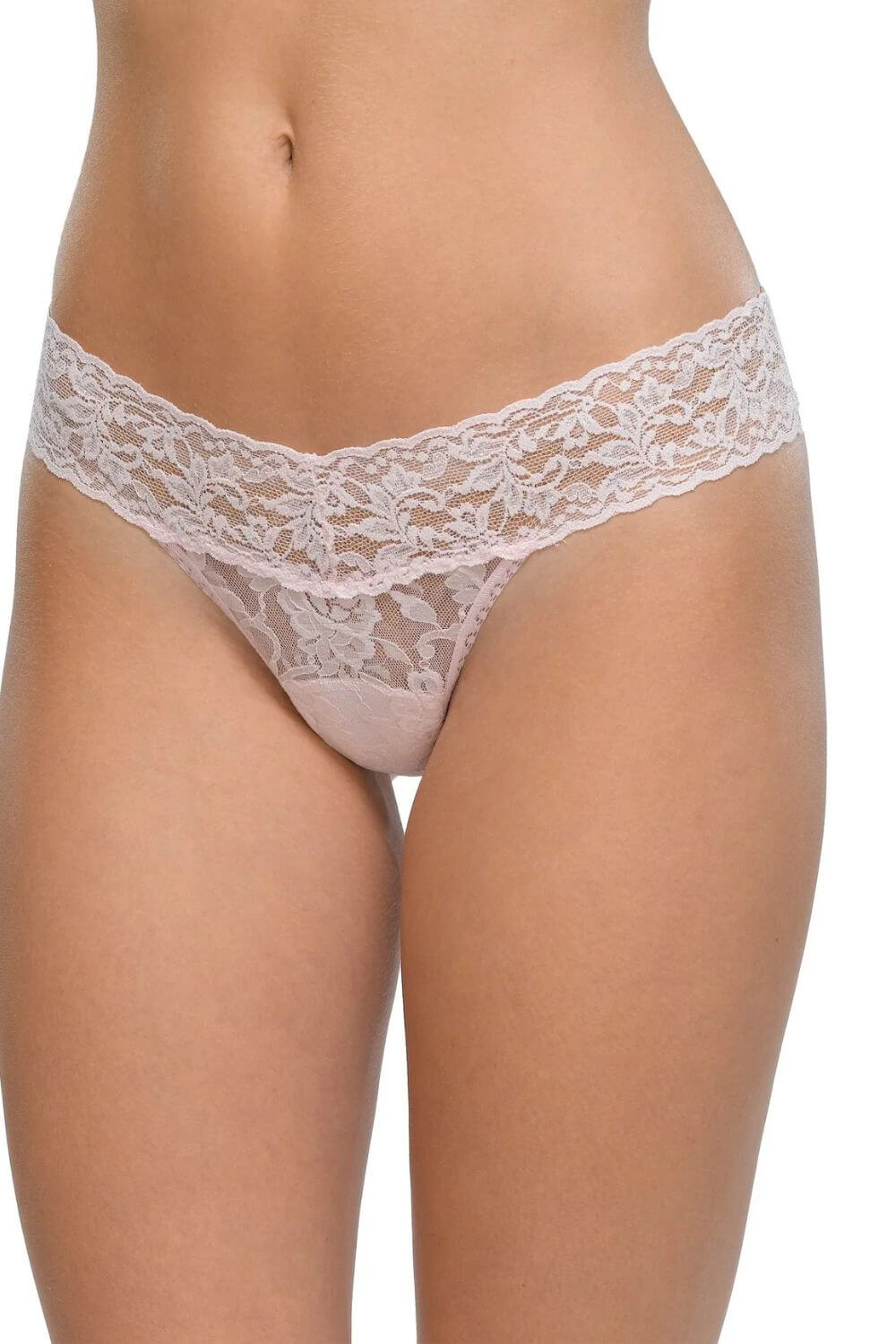Hanky Panky Low Rise Thong in Bliss Pink