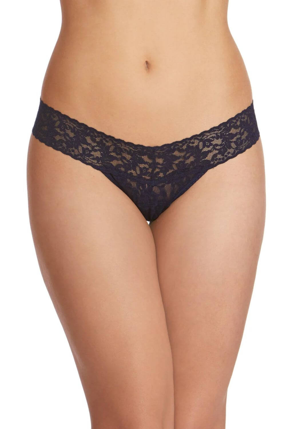 Hanky Panky Low Rise Thong in Navy