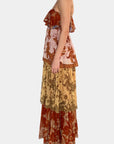 Hemant & Nandita Leya Tiered Maxi Dress