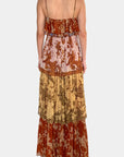 Hemant & Nandita Leya Tiered Maxi Dress