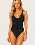 Tess V-Neck Silent Underwire in Black