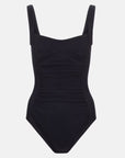 Karla Colletto Basics Square Neck One-Piece in Black