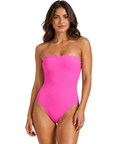 Ines Bandeau with Shelf Bra in Zinnia