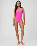 Karla Colletto Ines Round Neck in Zinnia