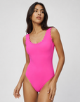 Karla Colletto Ines Round Neck in Zinnia