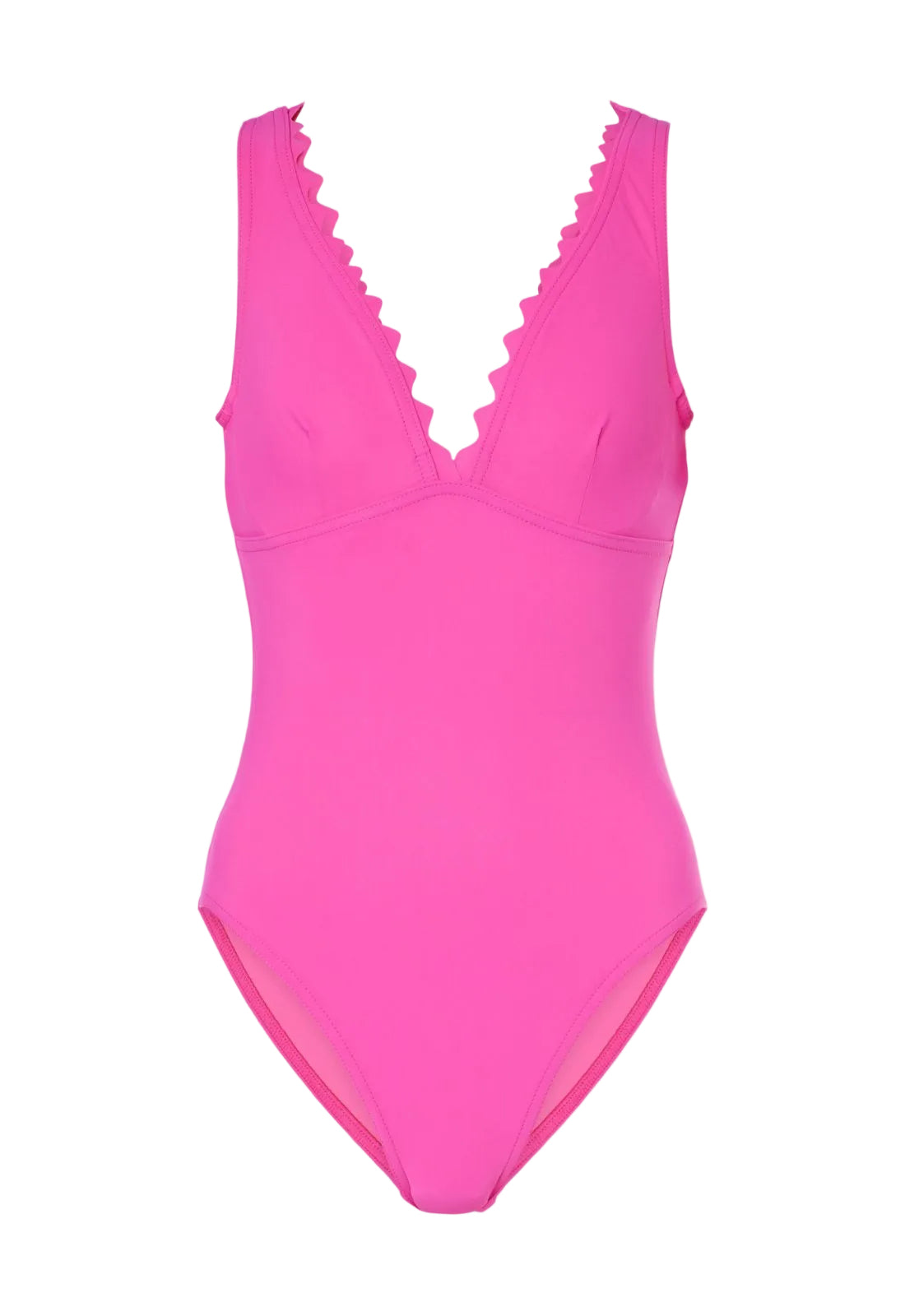 Ines V-Neck One-Piece in Zinnia