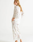 Laurence Tavernier Essentiel Cropped Pj Set in Blanc Floral
