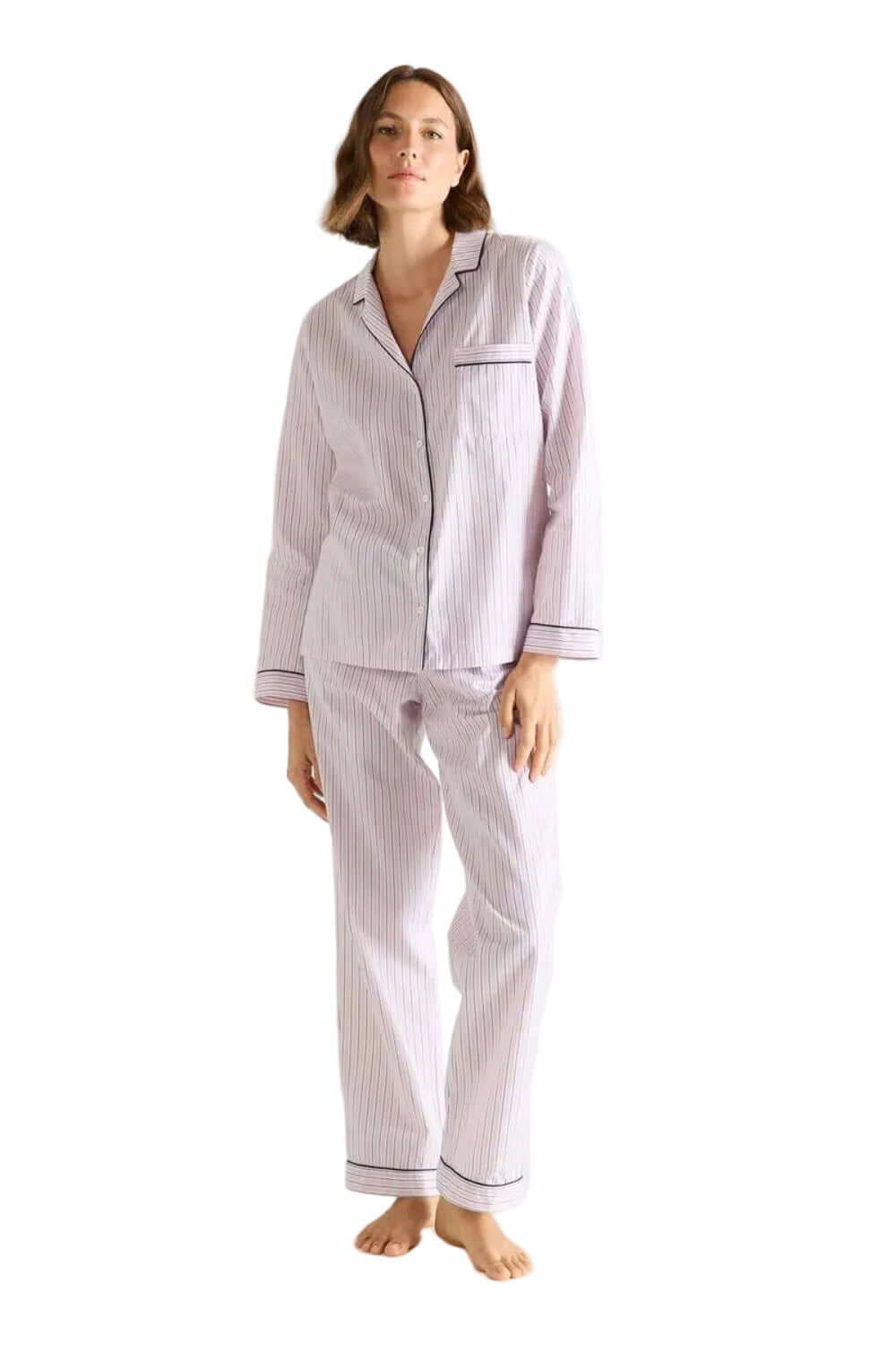 Laurence Tavernier Essentiel Long Pj Set in Rose