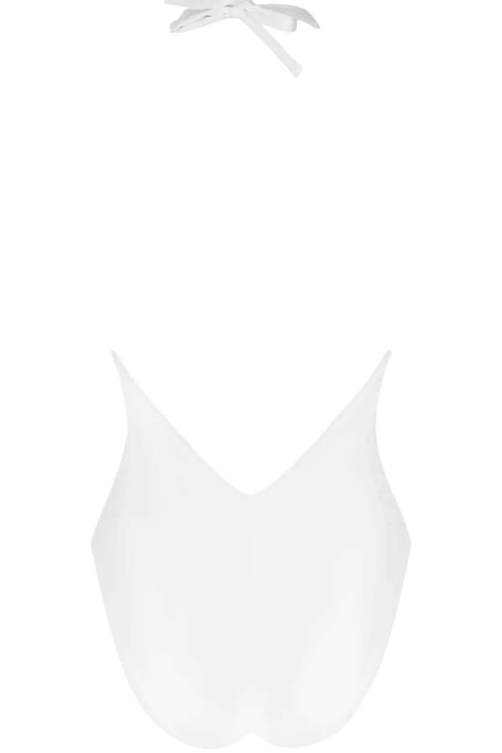 Lise Charmel Classe Nautique Non Wire Seduction Halter Swimsuit in Blanc Classe