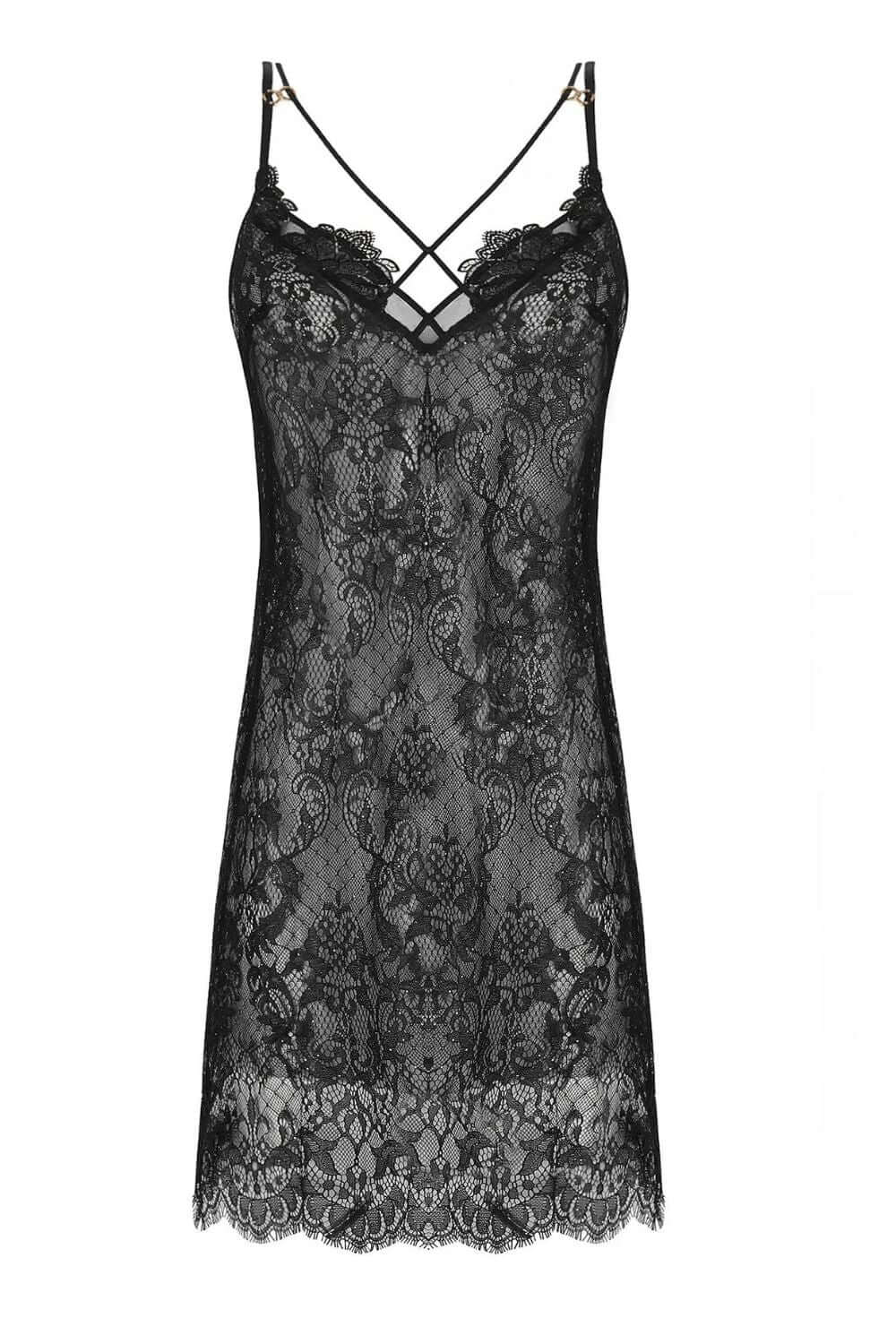 Lise Charmel Diva Glamour Sexy Nightie in Black