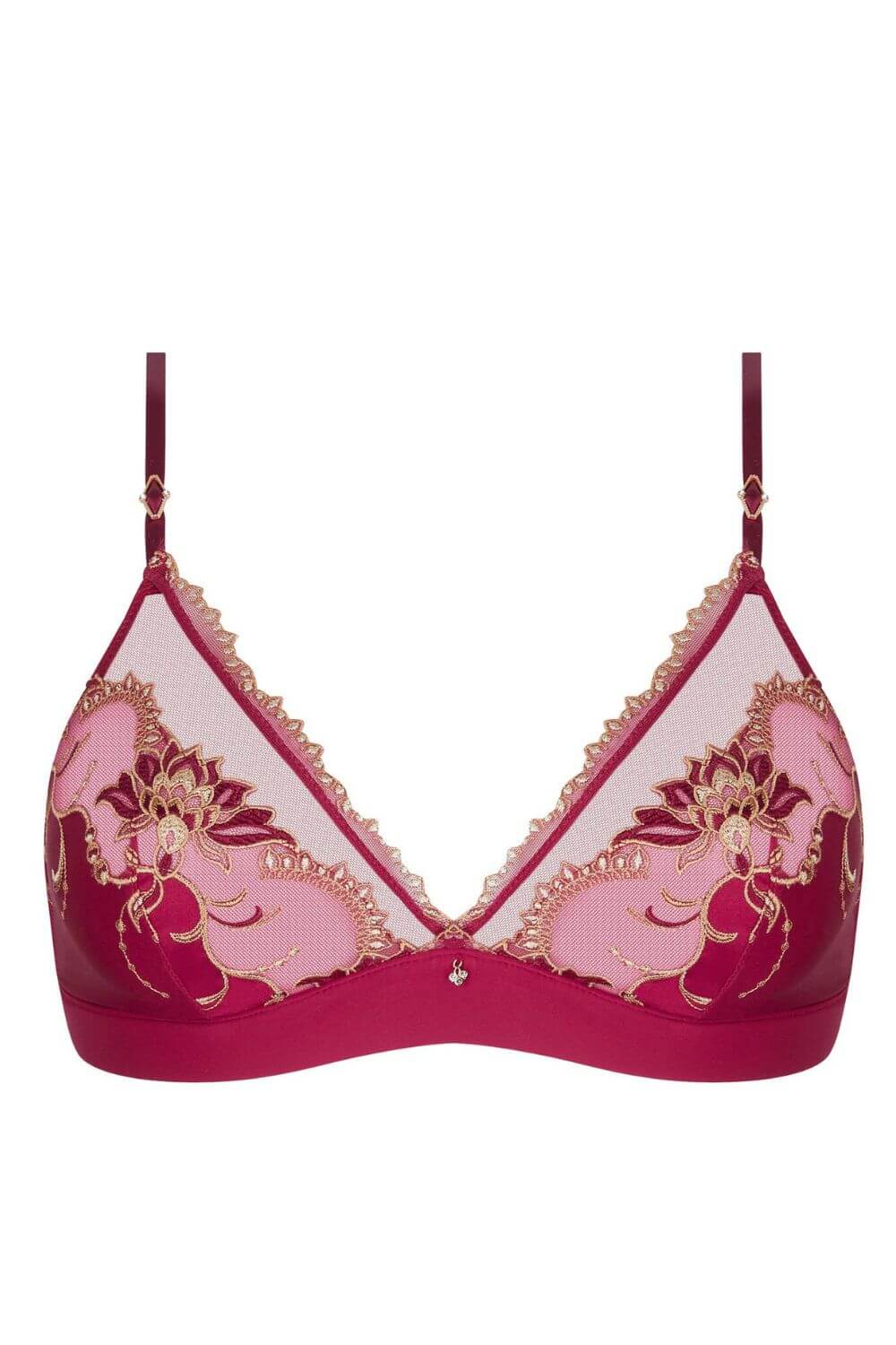 Lise Charmel Eblouissante Icone Triangle Bralette in Rubis