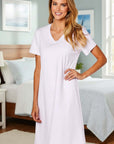 Marelle Elle Short Sleeve Chemise in Pink