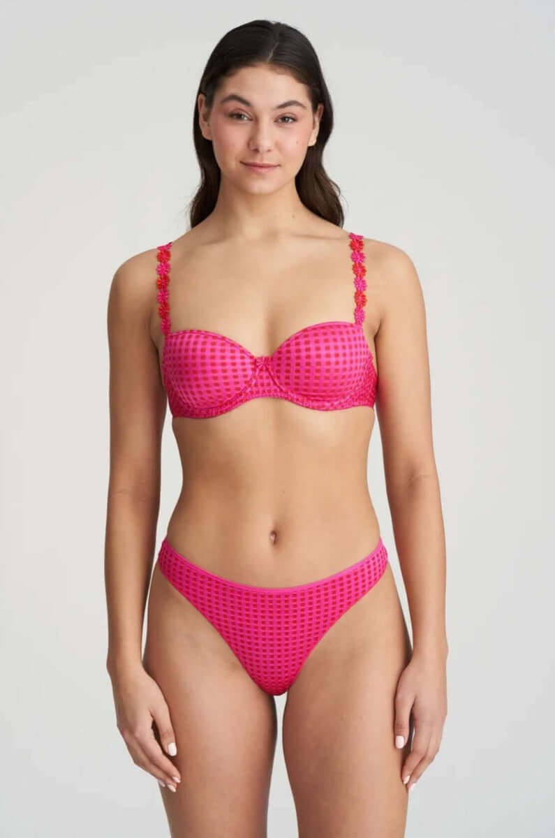 Marie Jo Avero Balcony Bra in Electric Pink