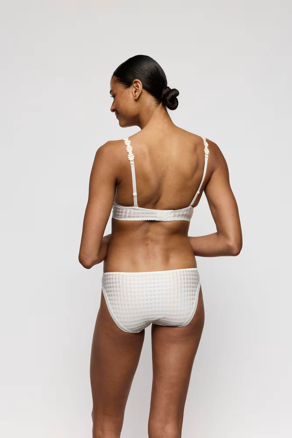 Marie Jo Avero Padded Heart Shaped Bra in Ivory Petal