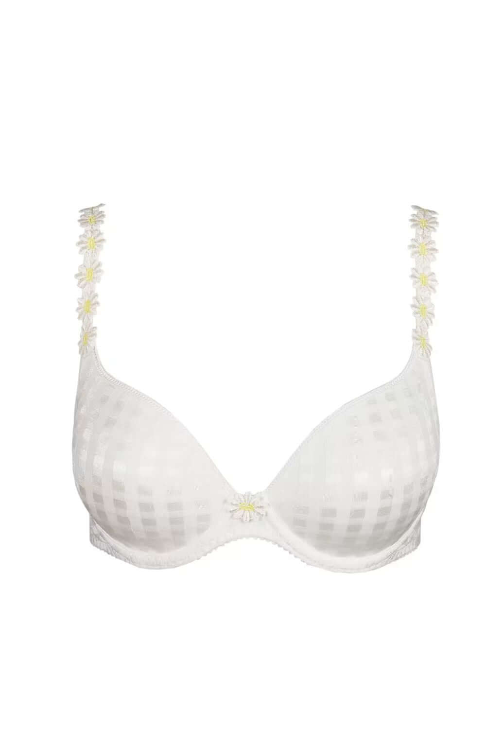 Marie Jo Avero Padded Heart Shaped Bra in Ivory Petal