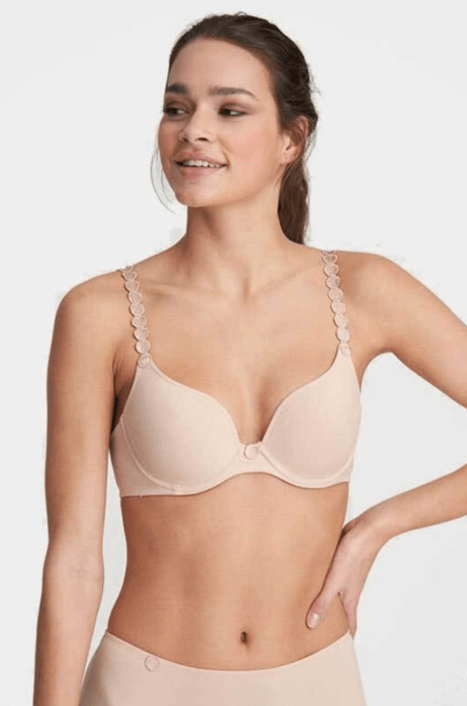 Marie Jo Tom Heart Shaped Bra in Caffe Latte