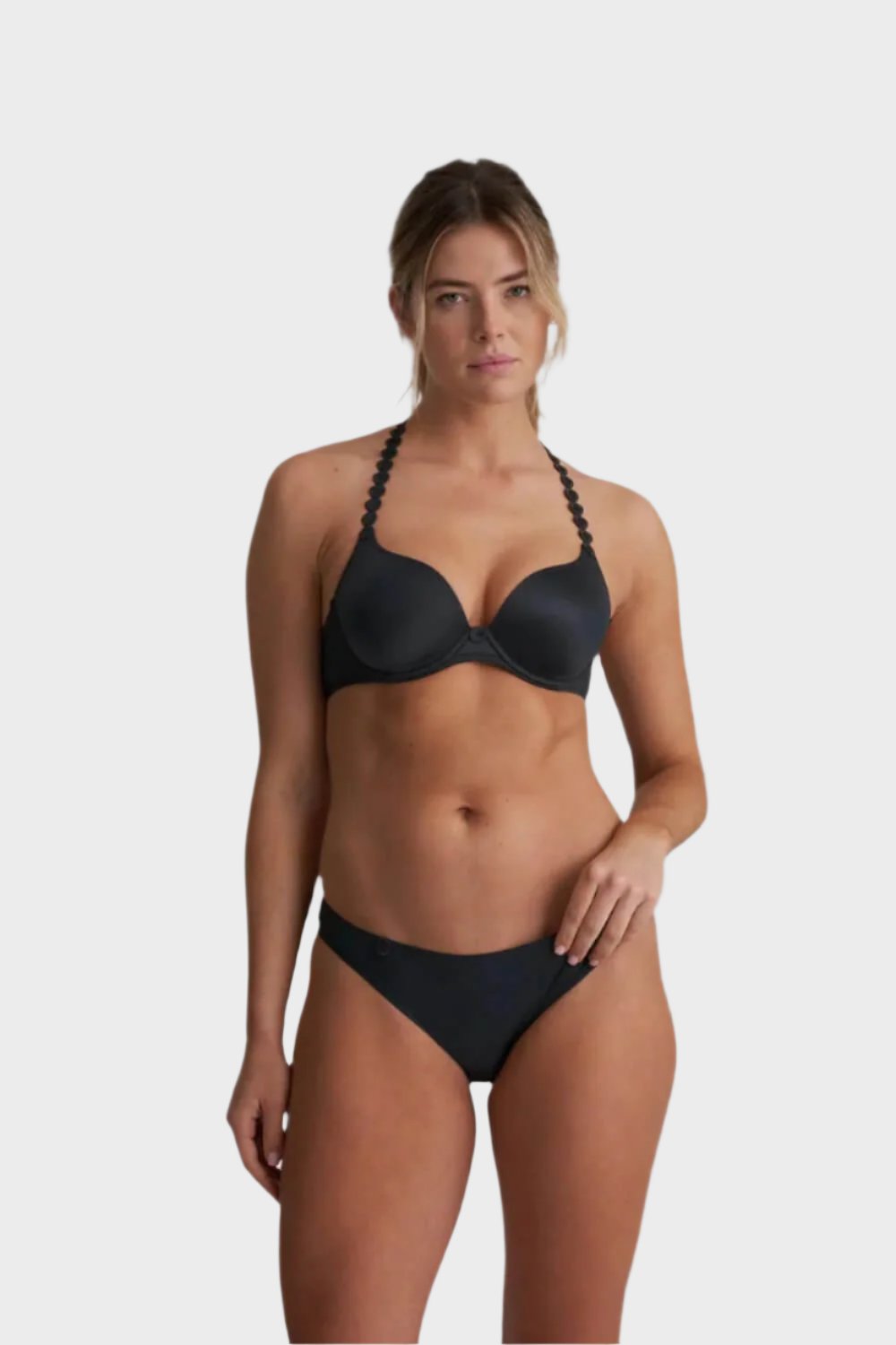 Marie Jo Tom Heart Shaped Bra in Graphite Grey
